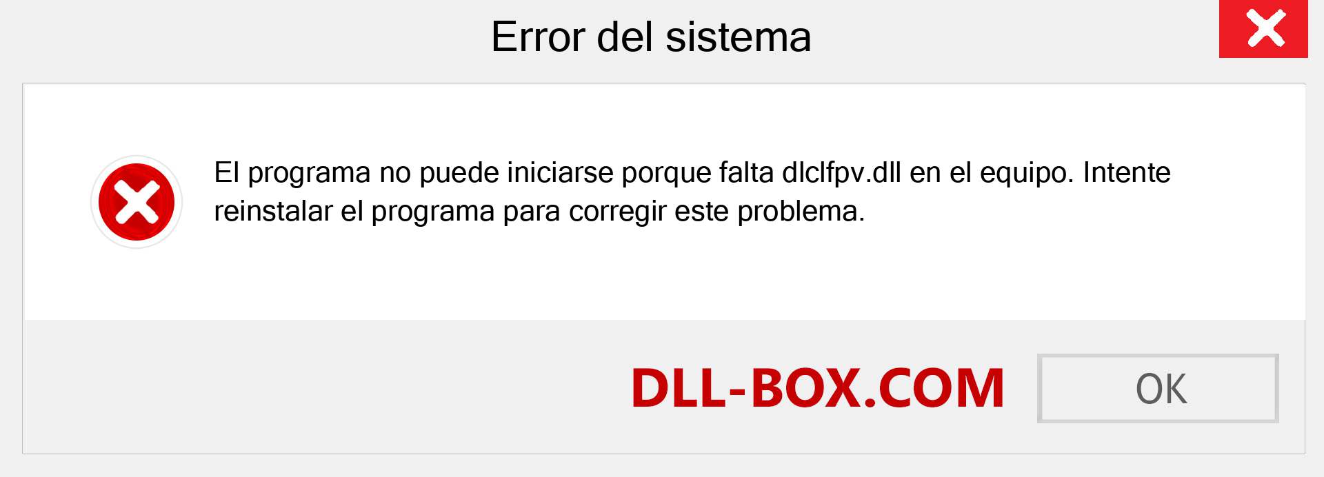 ¿Falta el archivo dlclfpv.dll ?. Descargar para Windows 7, 8, 10 - Corregir dlclfpv dll Missing Error en Windows, fotos, imágenes